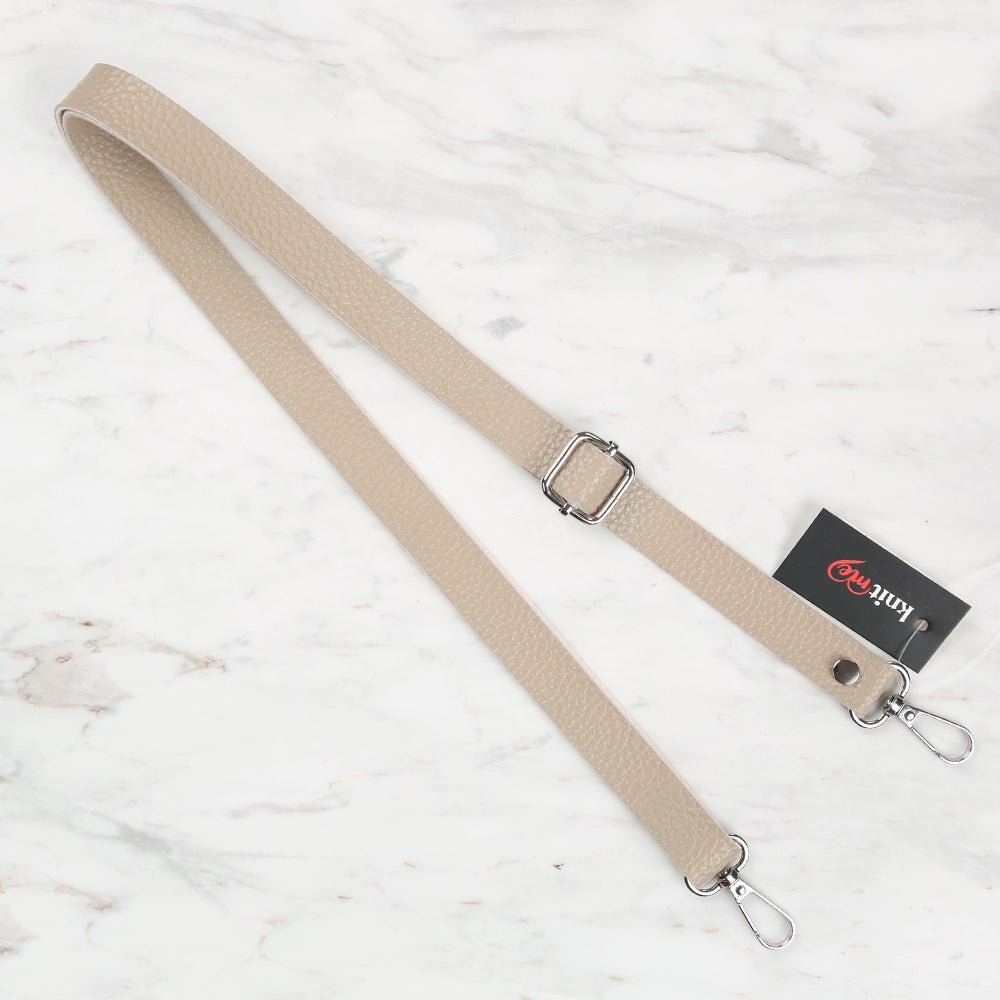 Knitme Sürgü Tokalı Çanta Askısı 135x2cm Bej BA-0002